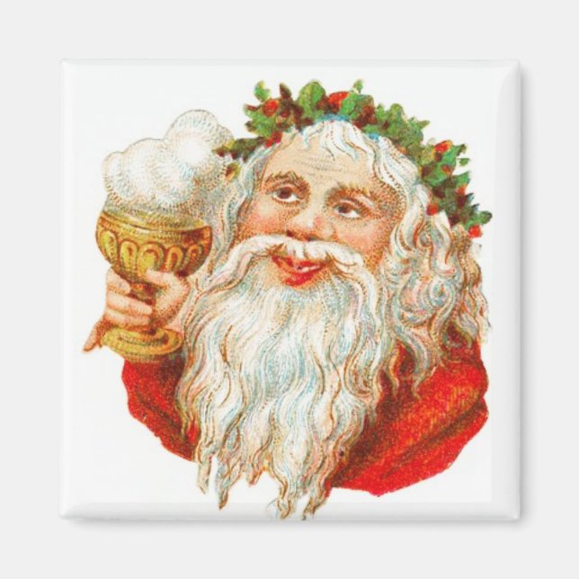 Fantasma del imán vintage actual de Navidad (Frente)