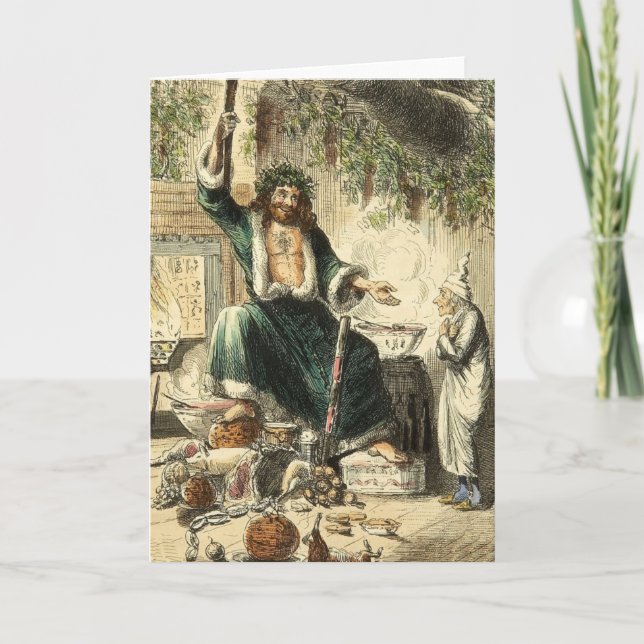 Fantasma del regalo de Navidad una tarjeta del (Anverso)