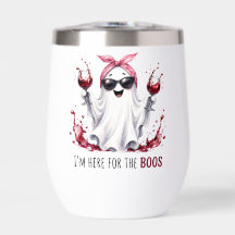 Fantasma Divertido de Halloween Aquí por los Boos 