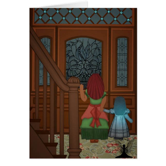 Fantasma en el arte de hadas mítico de la puerta (Frente)