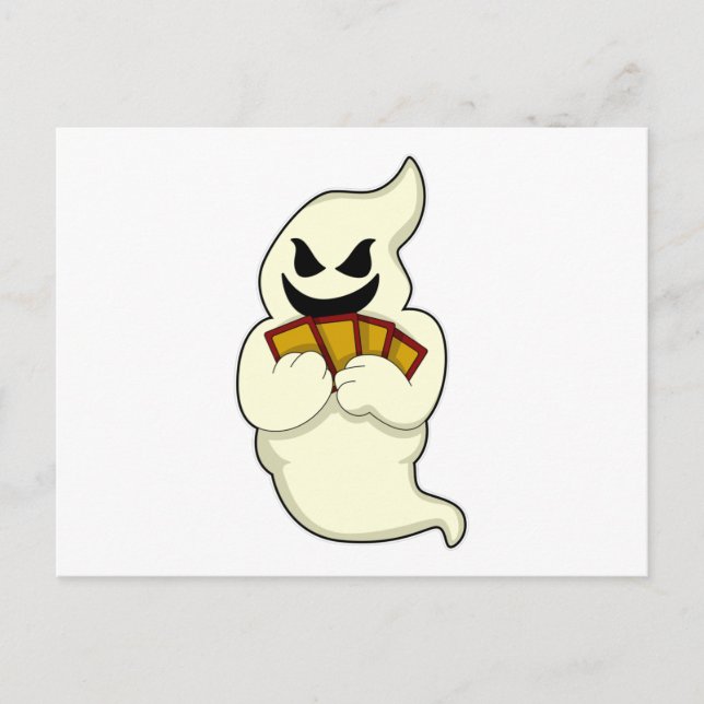 Fantasma en el póker con tarjetas de póker (Anverso)