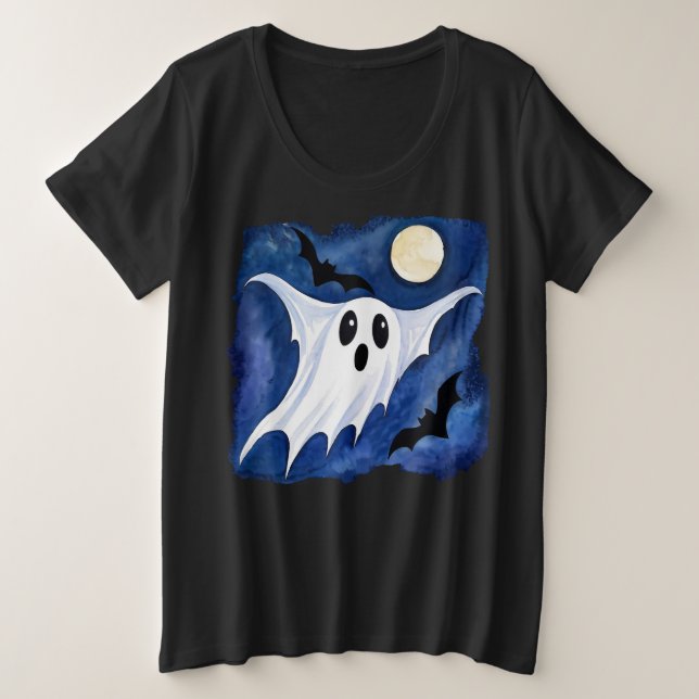 Fantasma espeluznante - Halloween 7 - Diversión de (Anverso del diseño)