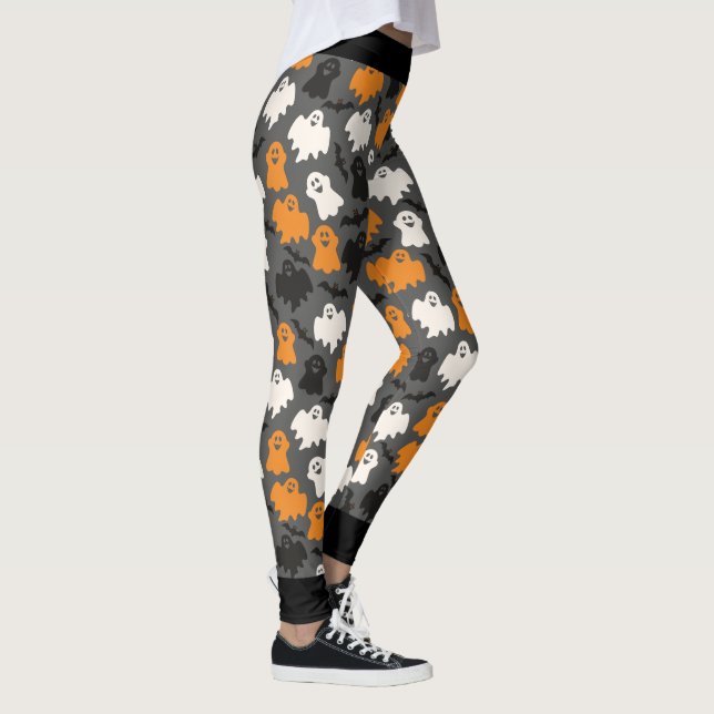 Fantasma Fantasma Halloween Leggings (Derecha)