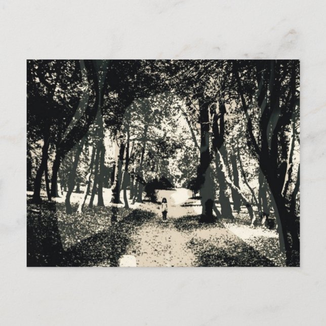 Fantasma fantasmagórico en la postal de la imagen (Anverso)