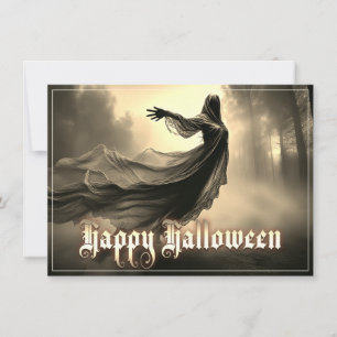 Fantasma Femenina Negra en Infierno - Halloween