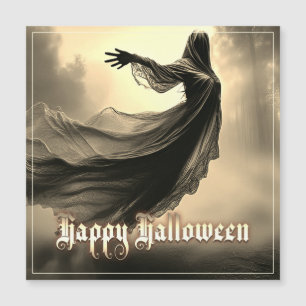 Fantasma Femenina Negra en Infierno - Halloween