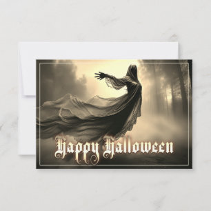 Fantasma Femenina Negra en Infierno - Halloween