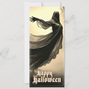 Fantasma Femenina Negra en Infierno - Halloween