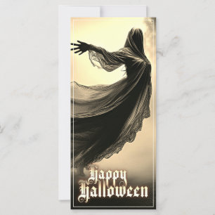 Fantasma Femenina Negra en Infierno - Halloween