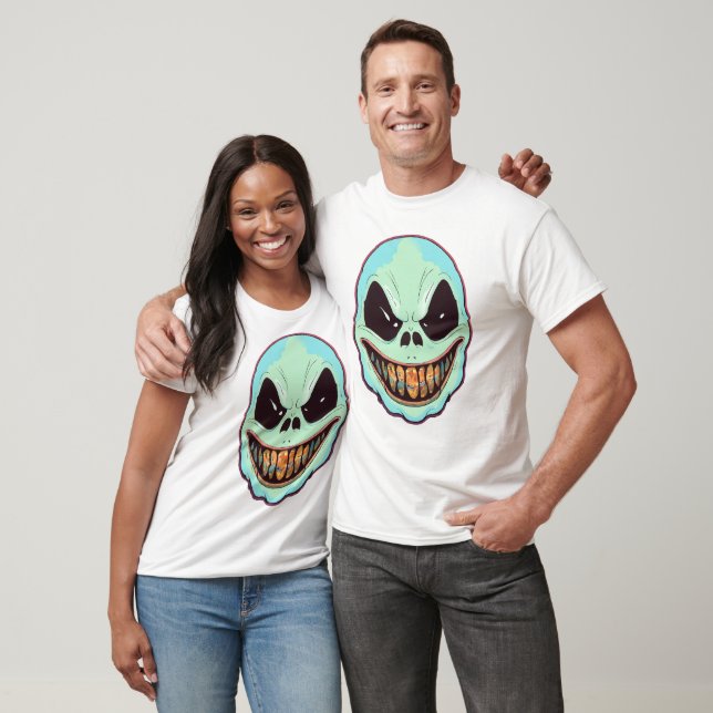 Fantasma furioso - Camiseta Halloween (Unisexo)