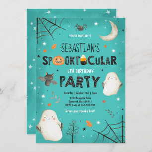 Fantasma Halloween Invitación a Fiesta Spooktacula