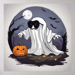 Fantasma - Impresión de Halloween