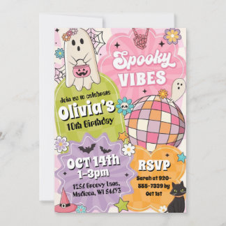 Fantasma Invitación a la fiesta de cumpleaños de H