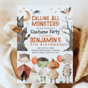 Fantasma Invitación a la fiesta de cumpleaños de H