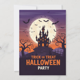 Fantasma Invitación a la fiesta de Halloween