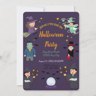 Fantasma Invitación a la fiesta de Halloween
