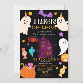 Fantasma Invitación a la fiesta de Halloween