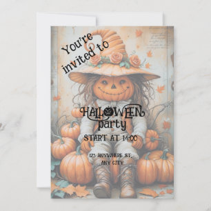 Fantasma Invitación a la fiesta de Halloween