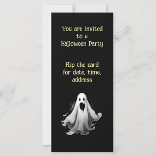 Fantasma invitación a la fiesta de Halloween