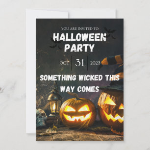 Fantasma Invitación a la fiesta de Halloween