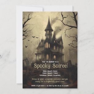 Fantasma Invitación a la fiesta de Halloween