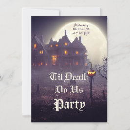 Fantasma Invitación a la fiesta de Halloween
