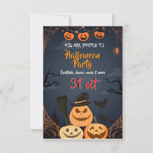 Fantasma Invitación a la fiesta de Halloween