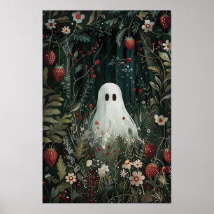 Fantasma Lindo en Impresión de Prado de Fresa, Fan