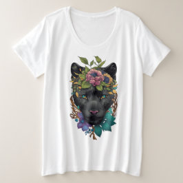 Fantasma negro en la flor