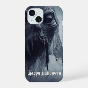 Fantasma negro en un paisaje infernal - Halloween
