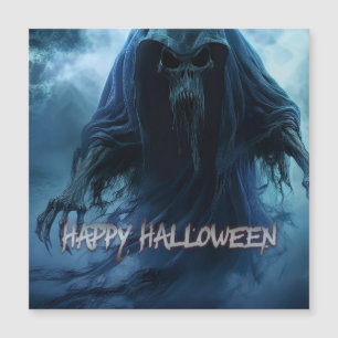 Fantasma negro en un paisaje infernal - Halloween