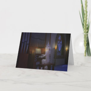 Fantasma que juega la tarjeta del órgano