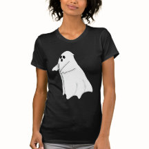 Fantasma simple para la camiseta de Halloween
