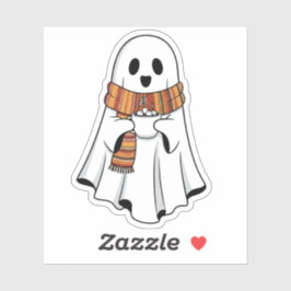 Fantasma suave con Pegatina de cacao caliente