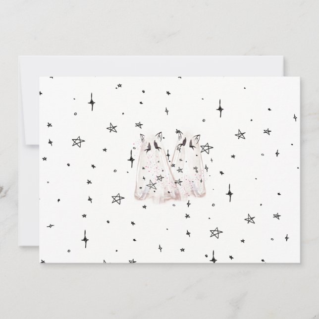 Fantasma tarjeta de gato fantasma "Estrellas de Pu (Anverso)