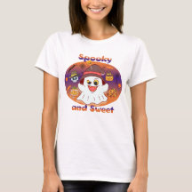 Fantasma y dulzura - Camiseta de mujeres fantasma