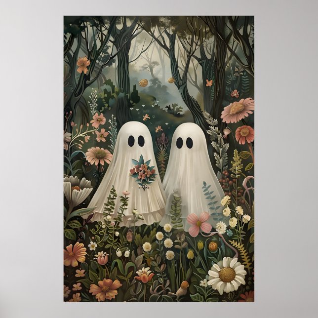Fantasmas de Boda en Impresión de Arte de Bosque d (Frente)