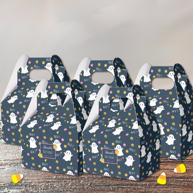 Fantasmas de Halloween Caja de Favor de Baby Showe (Subido por el creador)