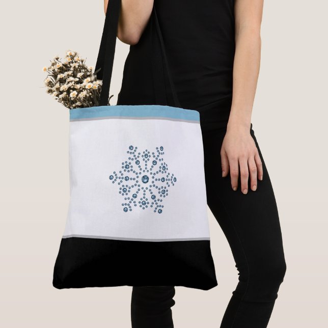 Fantasmas de nieve azul de la bolsa de la tota de  (Detalle)