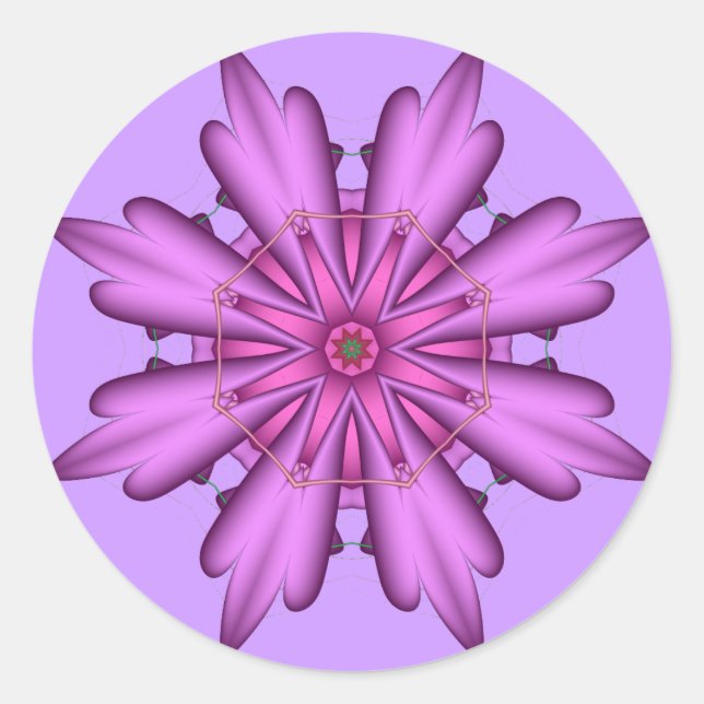 Fantasmas decorativos pegatinas de flores (Anverso)