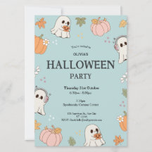 Fantasmas fantasmagóricos invitaciones a la fiesta