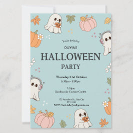 Fantasmas fantasmagóricos invitaciones a la fiesta