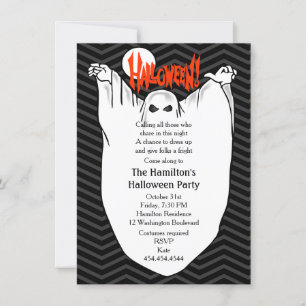 Fantasmas fantasmagóricos invitaciones a la fiesta