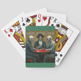Fantasmas jugando cartas de póquer