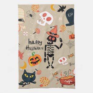 Fantasmas toallas de cocina de Halloween