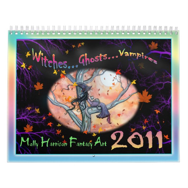 Fantasmas, vampiros, brujas del calendario 2011 (Tapa)