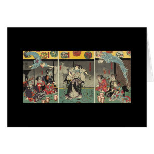 Fantasmas y serpientes que luchan C. 1850 del