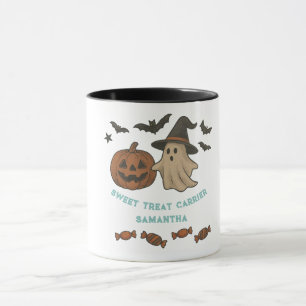 Fantasmosa taza de Halloween - Boos, batas y trata