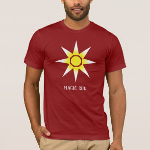 Fantástica Camiseta del Sol Mágico Feliz