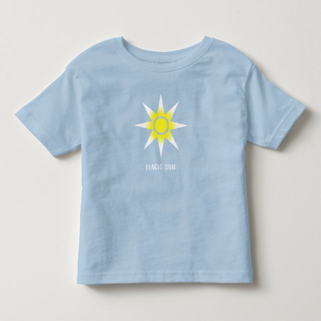 Fantástica Camiseta Top Mágico Sol Feliz (Anverso)